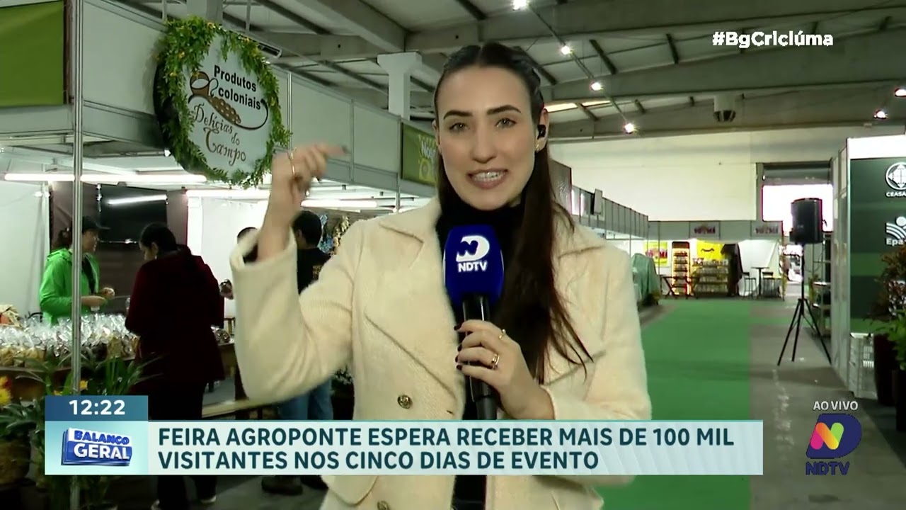 AgroPonte reúne animais, máquinas e produtos da agricultura familiar