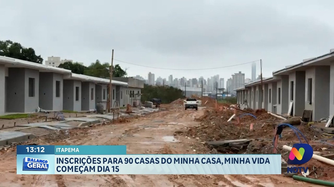 Itapema abre inscrições para 90 casas do Minha Casa, Minha Vida