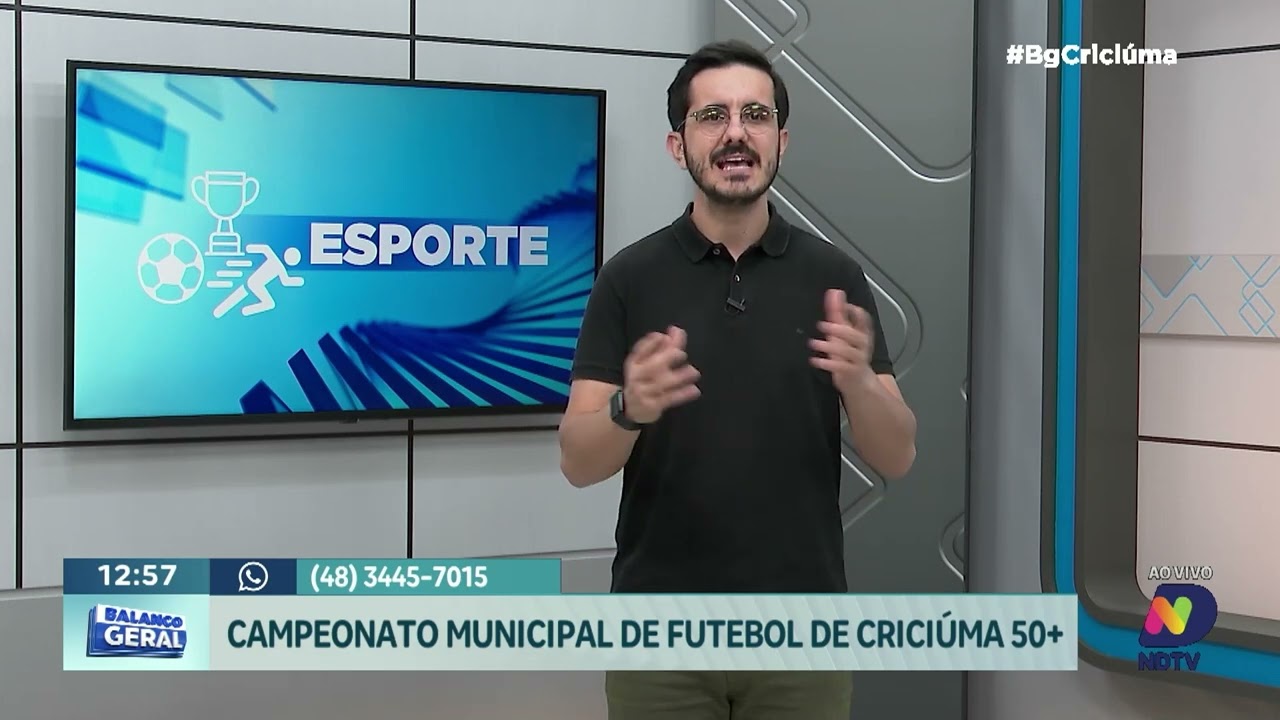 Criciúma prepara campeonato de futebol para atletas 50+