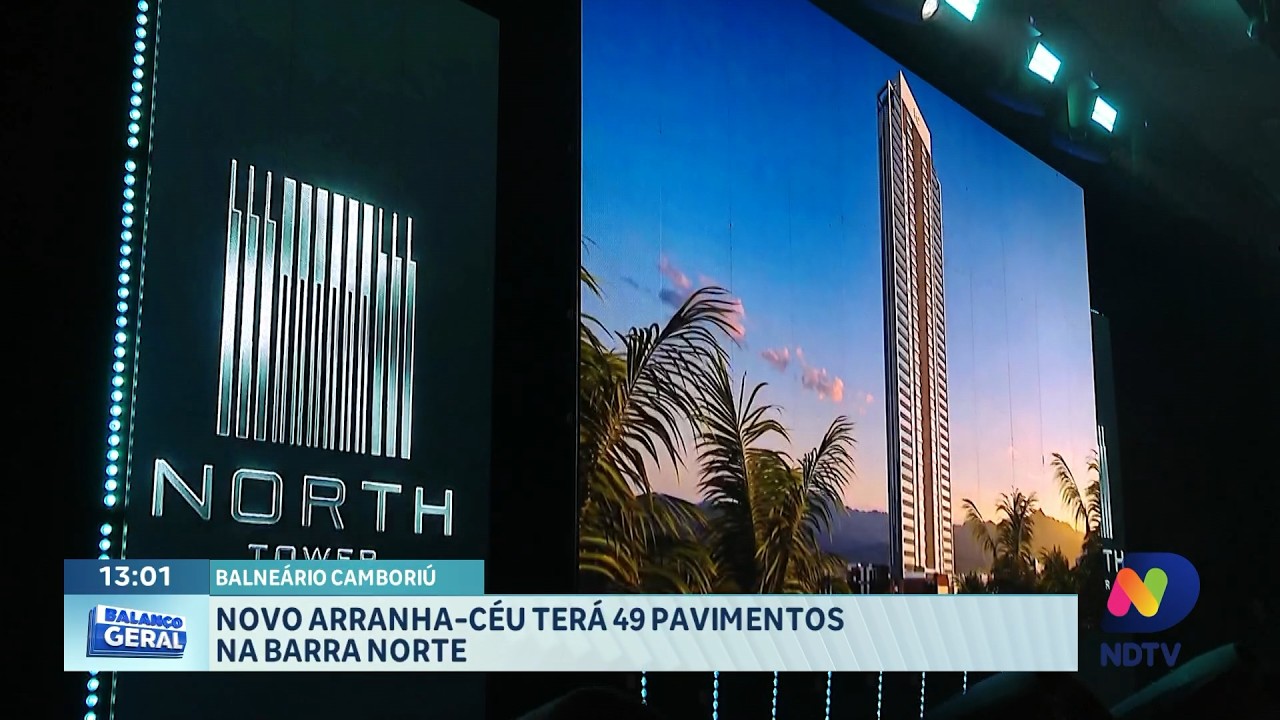 Novo arranha-céu terá 49 pavimentos na Barra Norte em BC