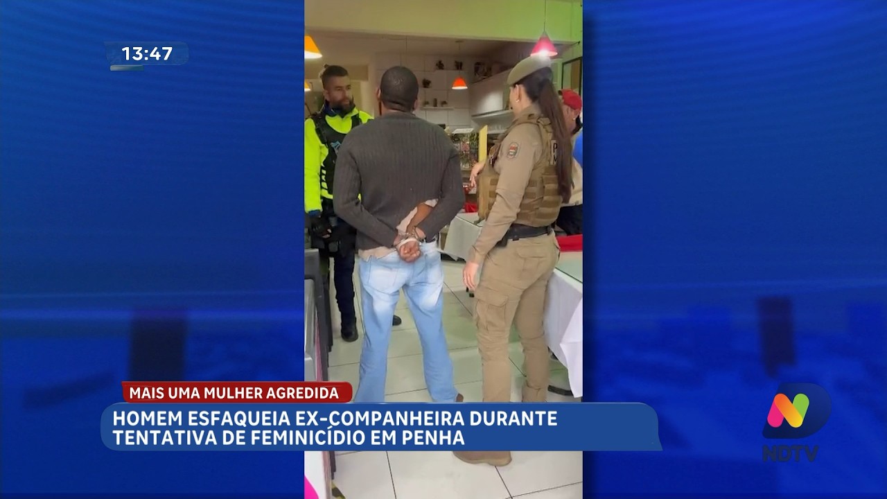 Mulher é esfaqueada durante tentativa de feminicídio em Penha