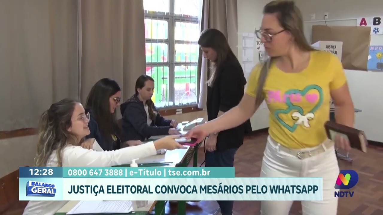 Eleições 2026: mesários começam a ser convocados em Chapecó