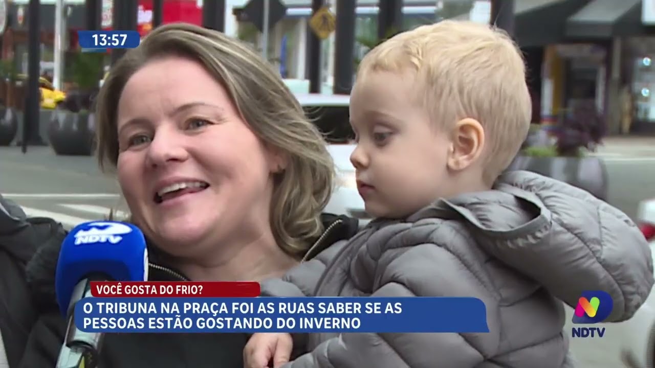 Você gosta do frio? Chapecoenses respondem no Tribuna na Praça