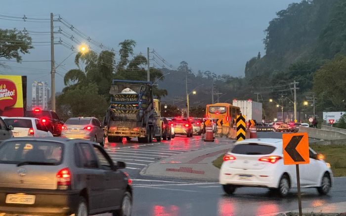 Contorno Sul tá travadona em Itajaí