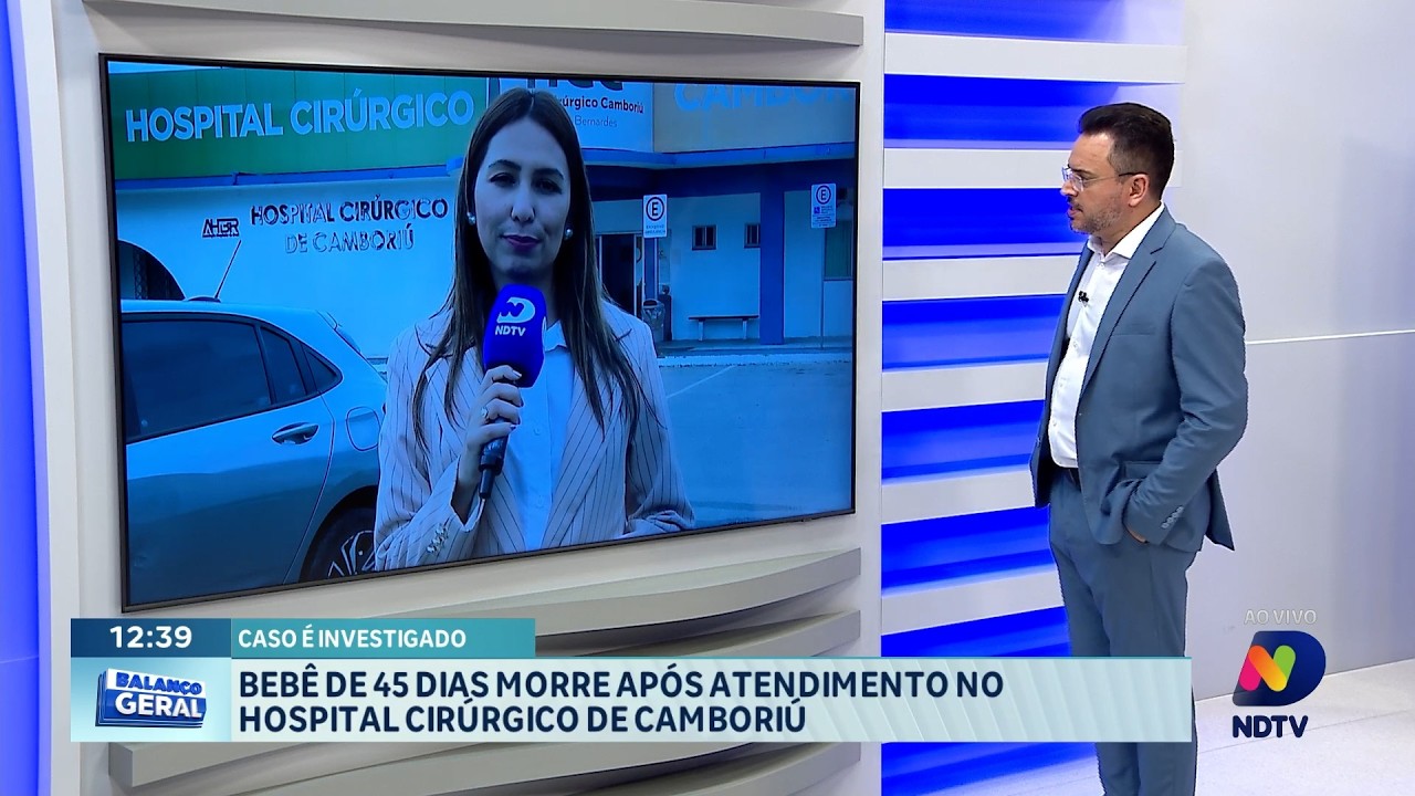 Bebê de 45 dias morre após atendimento em hospital de Camboriú