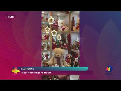 Blumenau recebe a chegada do Papai Noel na Mukifo