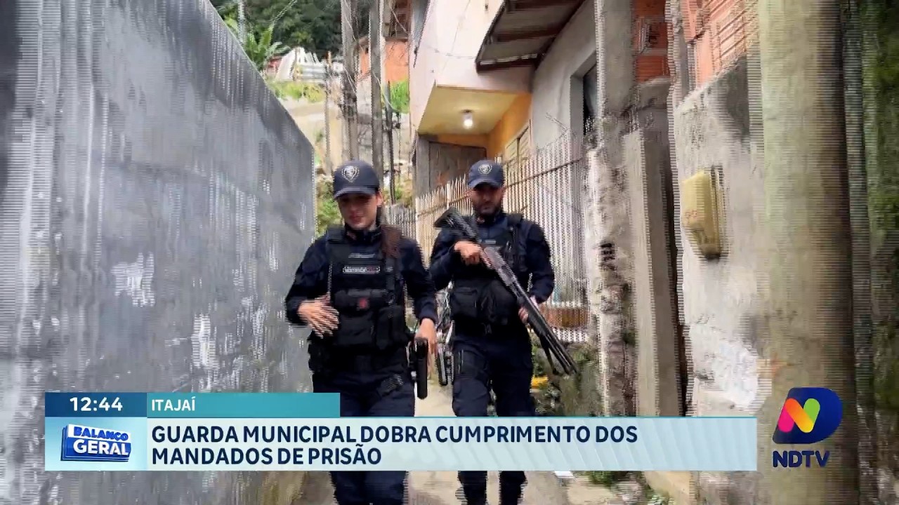 Itajaí dobra número de mandados de prisão cumpridos pela Guarda