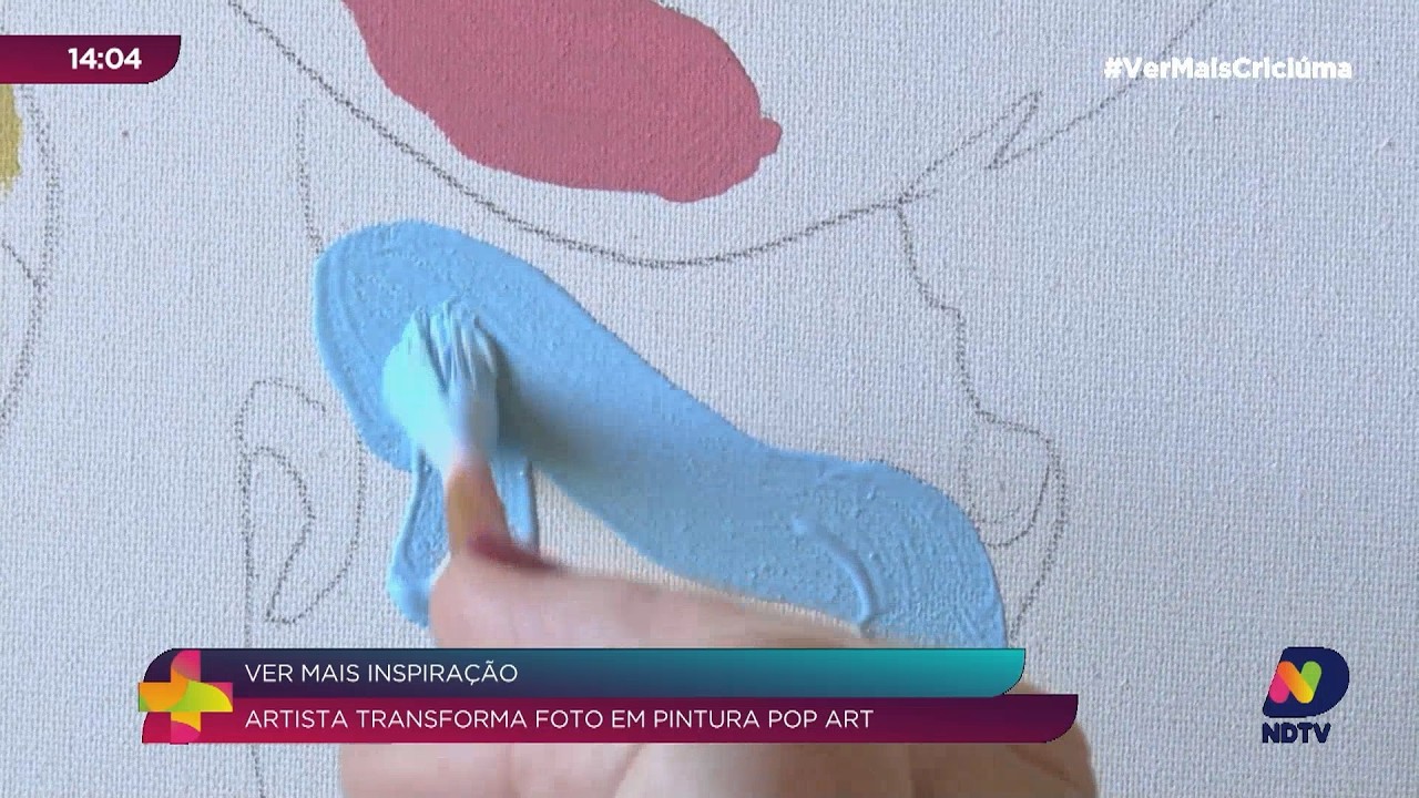 Artista de Santa Catarina transforma fotos em pinturas Pop Art
