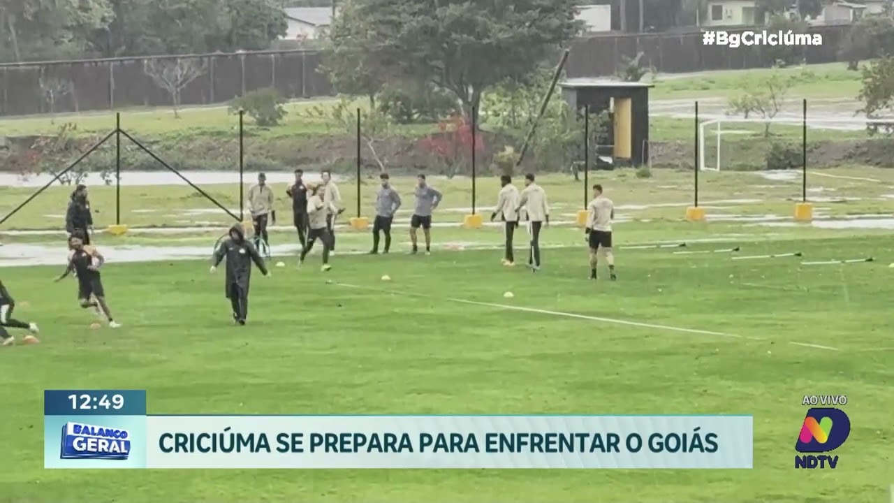 Criciúma faz penúltimo treinamento antes de encarar Goiás pela Série B