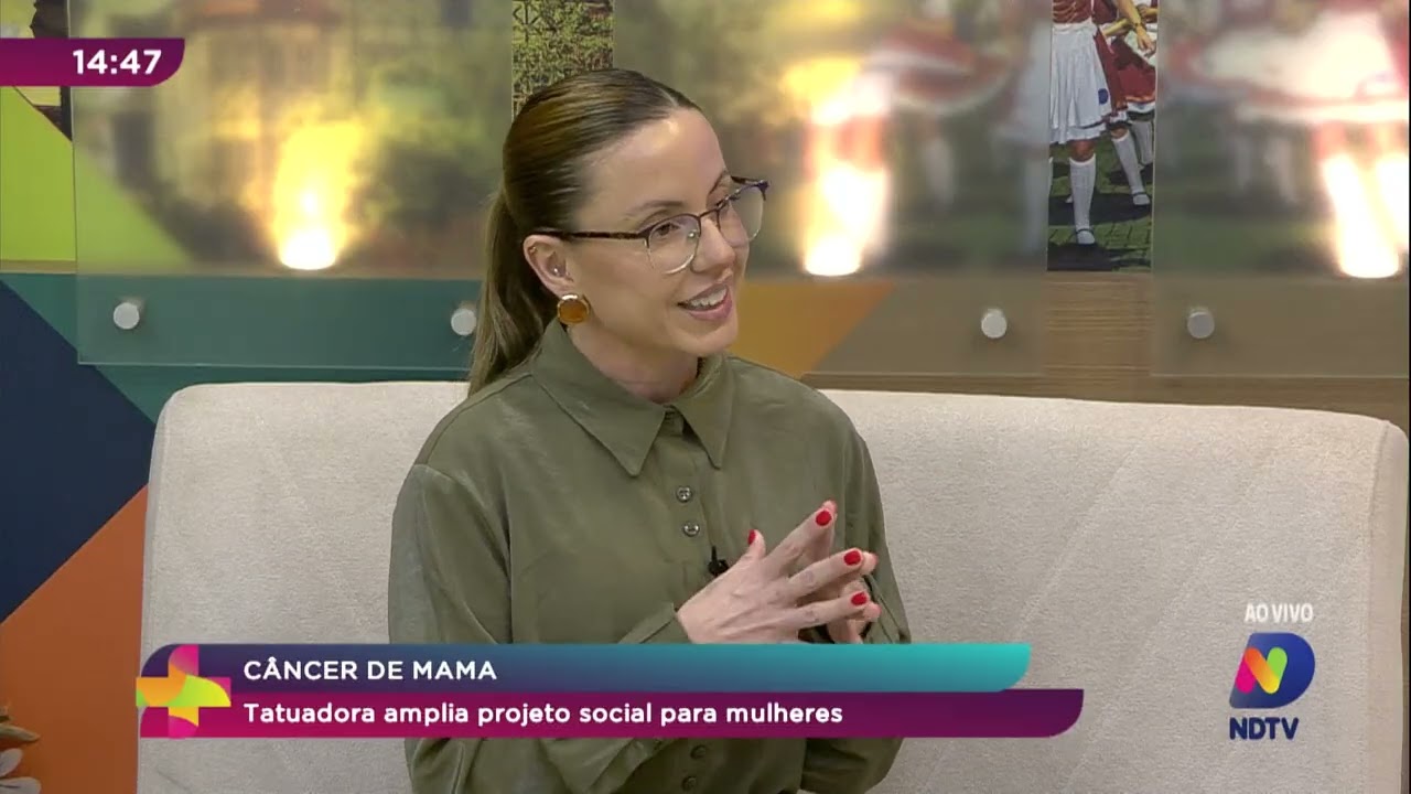 Câncer de Mama: Tatuadora conquista amplia projeto social para mulheres