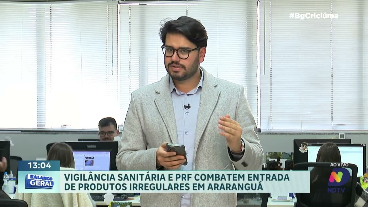 Vigilância Sanitária e PRF combatem carga irregular em Araranguá