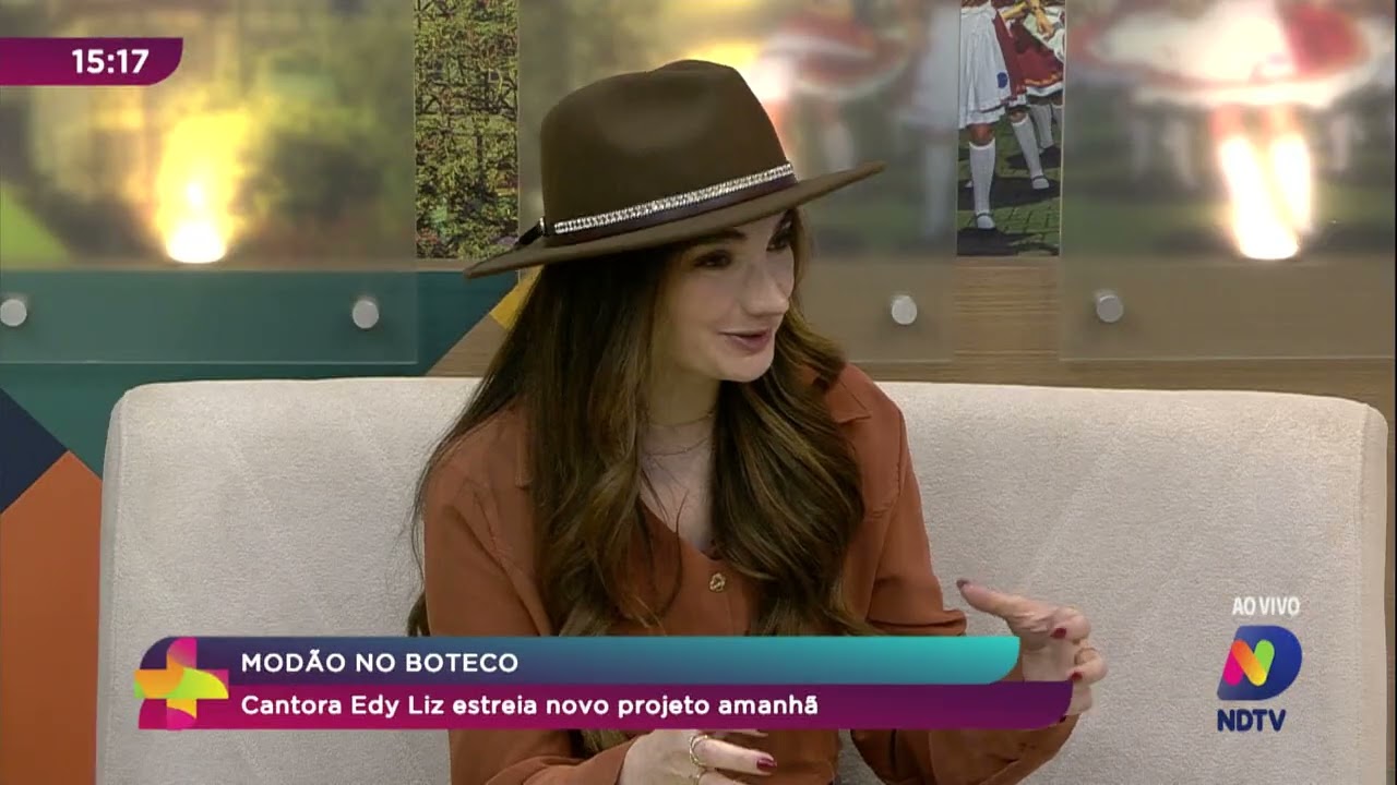 Modão no Boteco: Cantora Edy Liz estreia novo projeto amanhã
