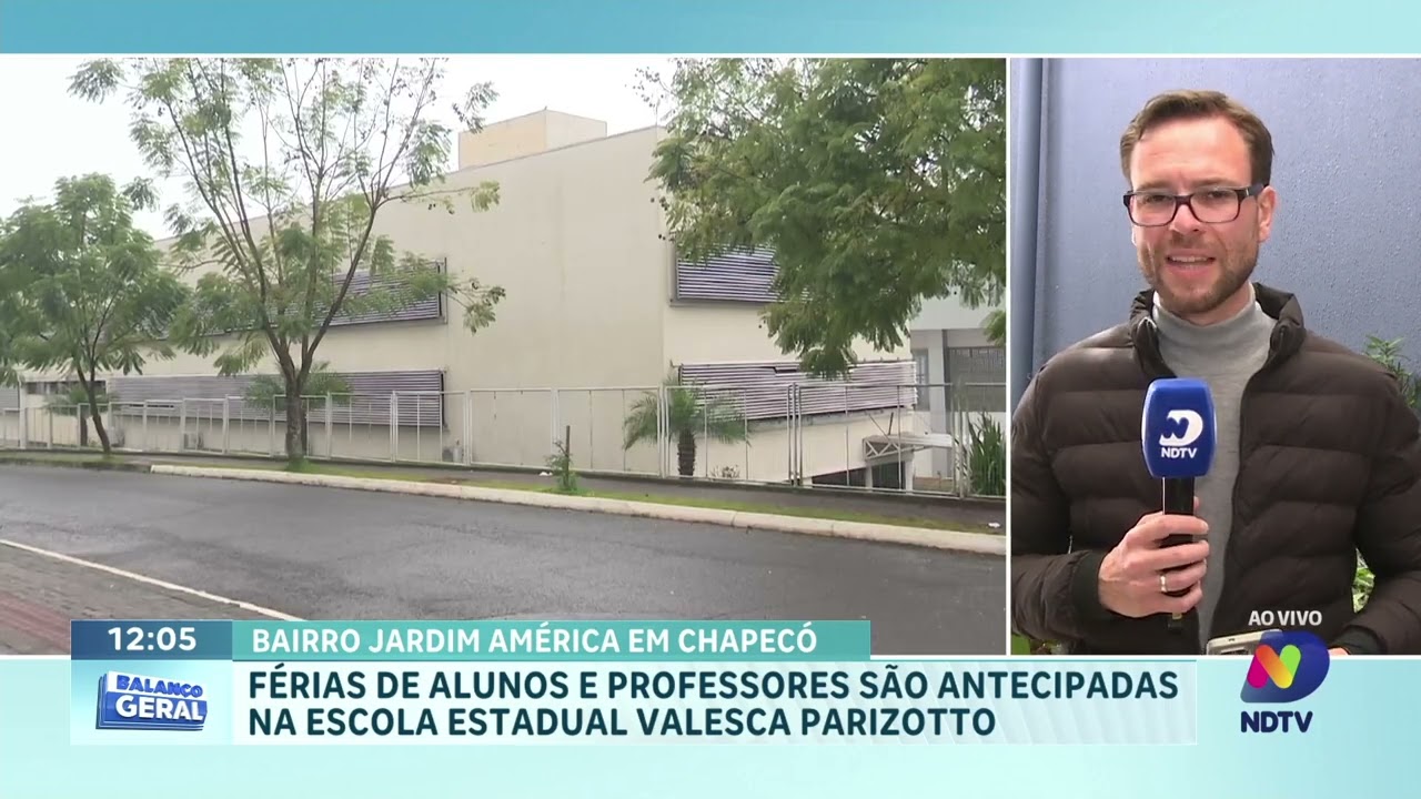 Dedetização antecipa férias de alunos em escola de Chapecó