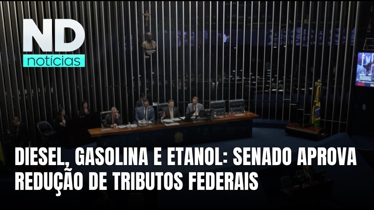 Senado aprova projeto que reduz tributos federais sobre combustíveis