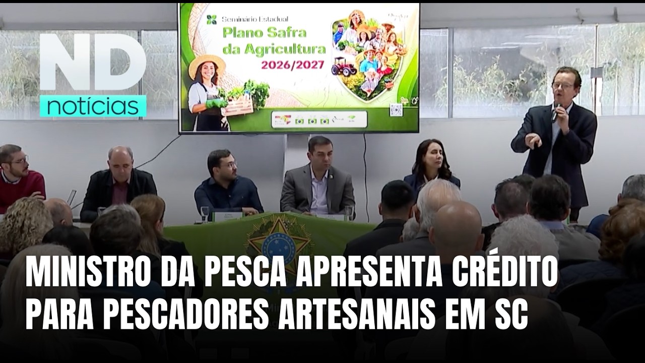 Pronaf Azul é apresentado em SC como crédito para pescadores artesanais