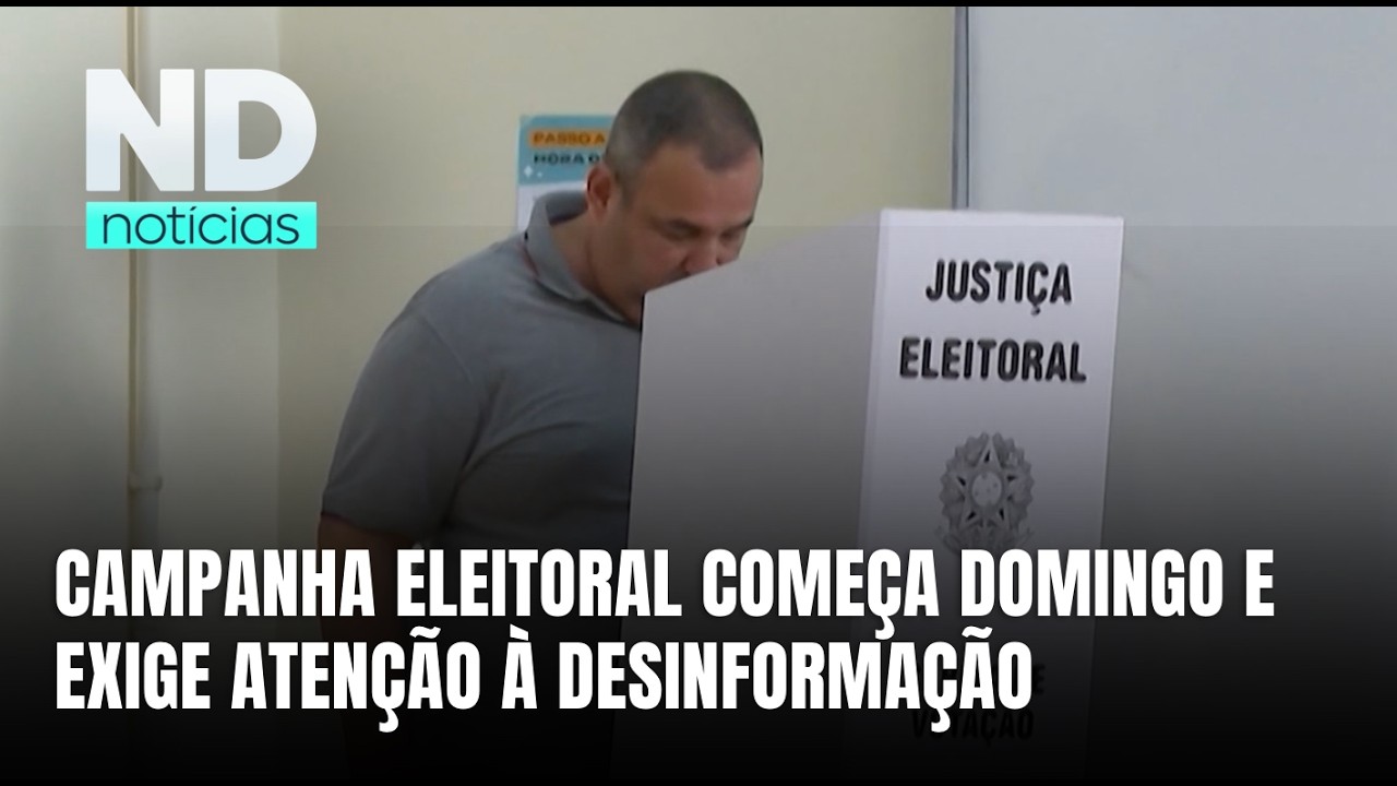 Propaganda eleitoral começa domingo com alerta contra desinformação