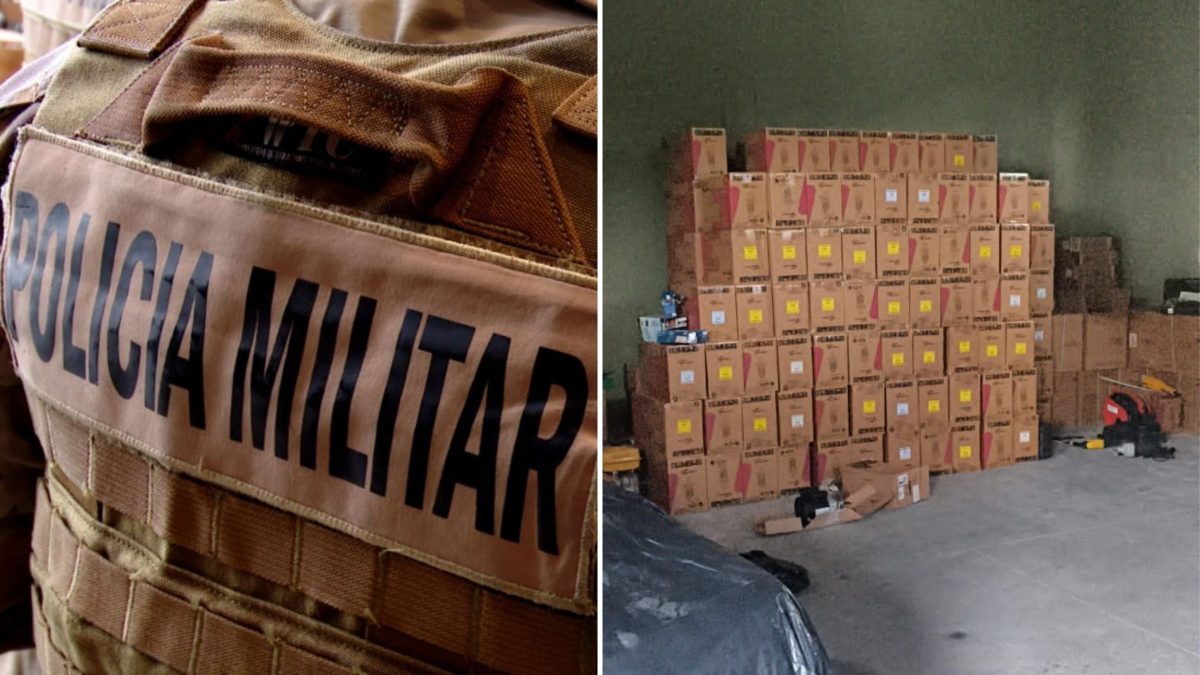 PM recupera carga de R$ 400 mil furtada de galpão do Mercado Livre e prende dois suspeitos na Grande Florianópolis