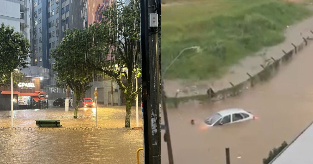 Alerta vermelho: quase 100 cidades de SC entram em zona de risco para temporais e alagamentos