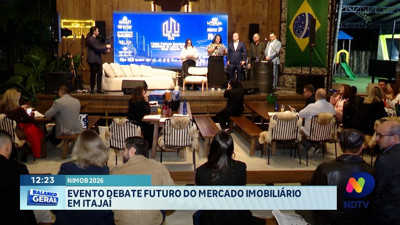 NIMOB 2026 debate futuro do mercado imobiliário em Itajaí