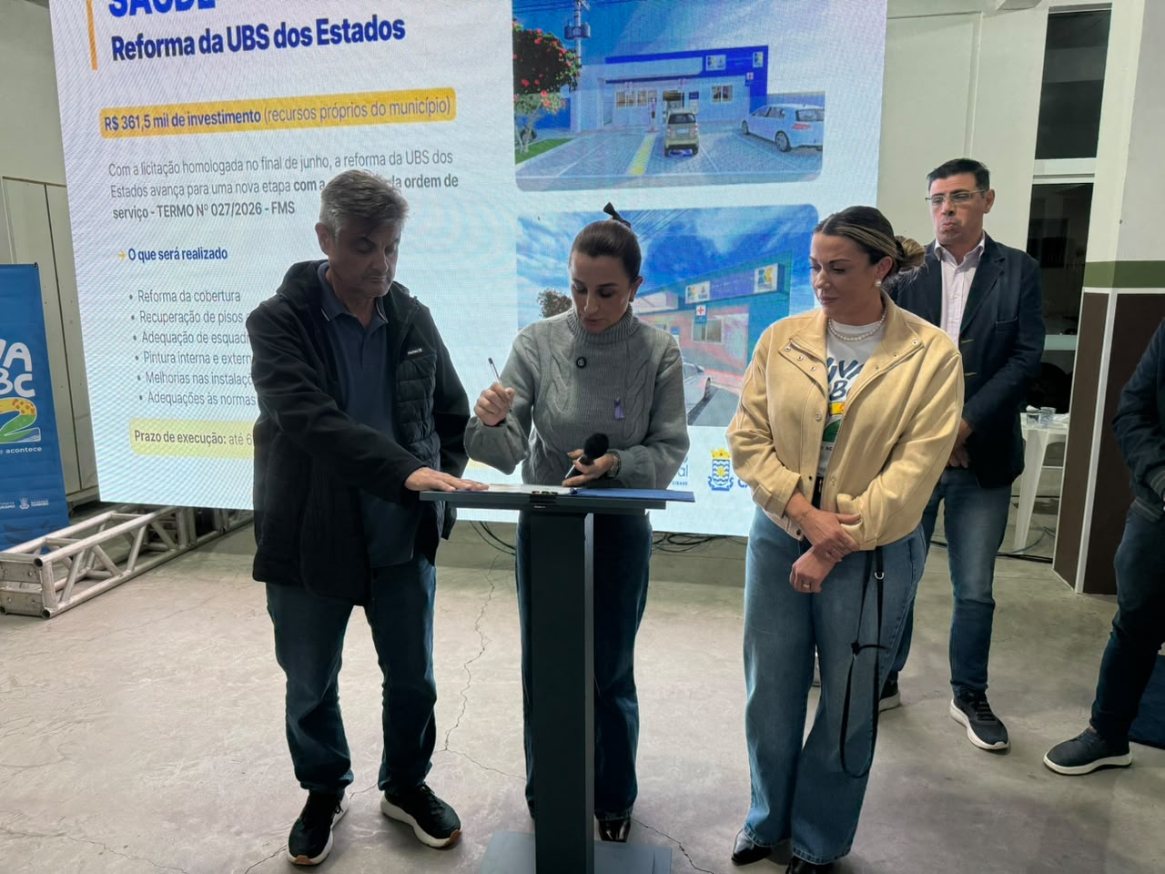 Bairro dos Estados terá obras de drenagem e reforma da UBS; investimentos foram apresentados em reunião