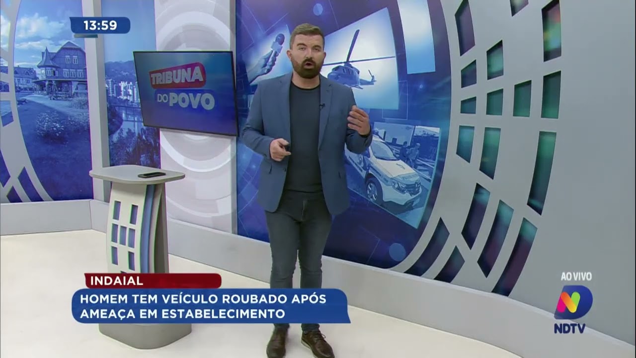 Indaial: homem tem veículo roubado após ameaça em estabelecimento
