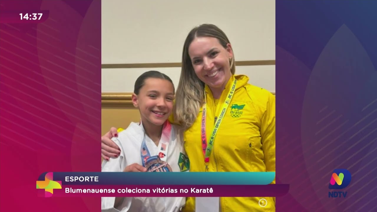Esporte: Blumenauense coleciona vitórias no Karatê