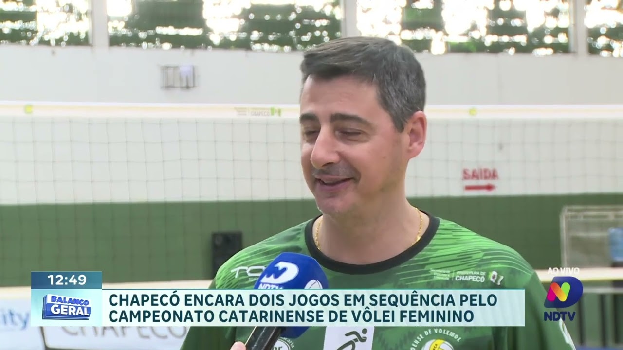 Chapecó recebe rodada dupla pelo Estadual de Vôlei Feminino