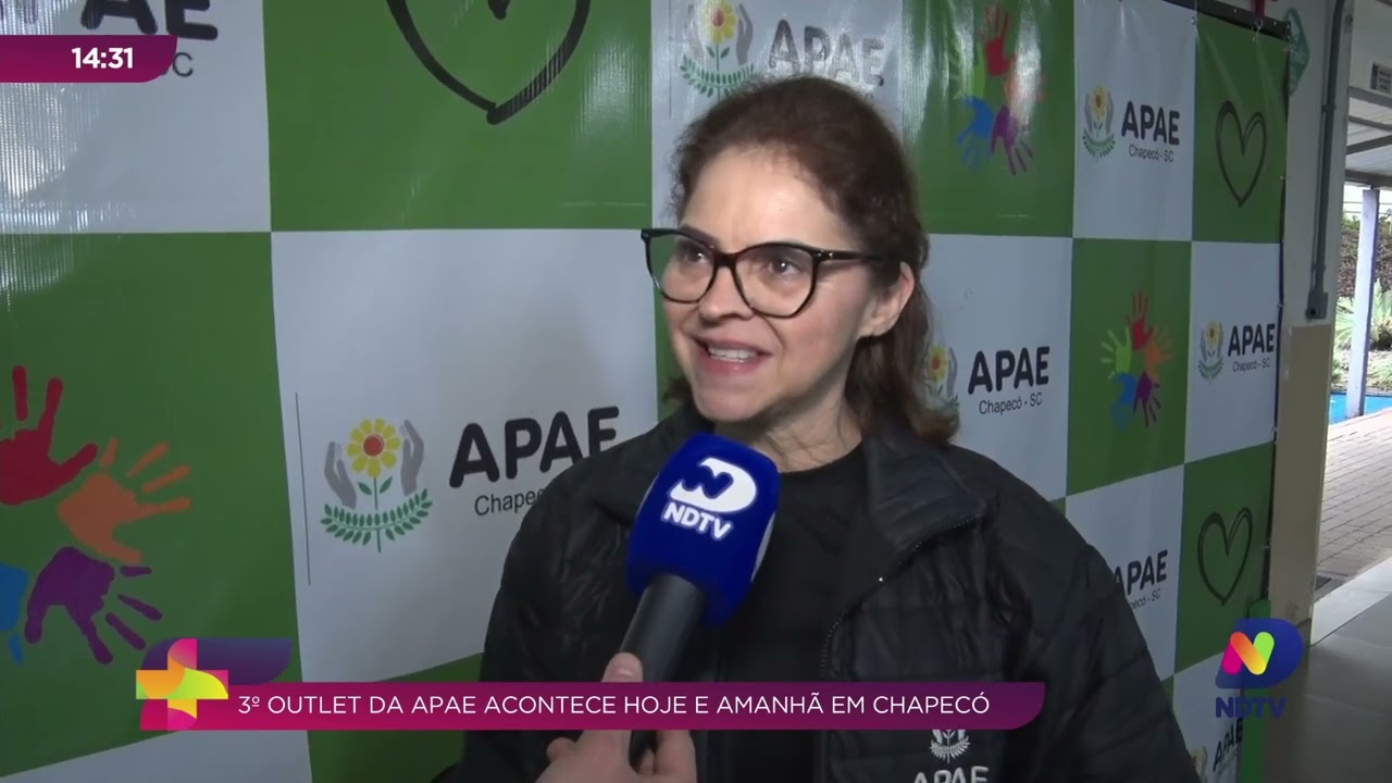 Chapecó recebe 3ª edição do Outlet da APAE neste fim de semana