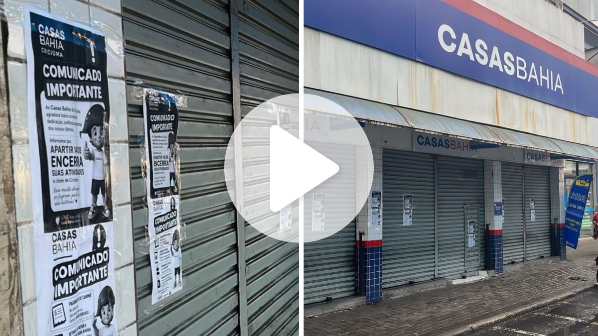 Casas Bahia do Sul de SC fecha as portas e entra na lista das quase 300 lojas encerradas no Brasil