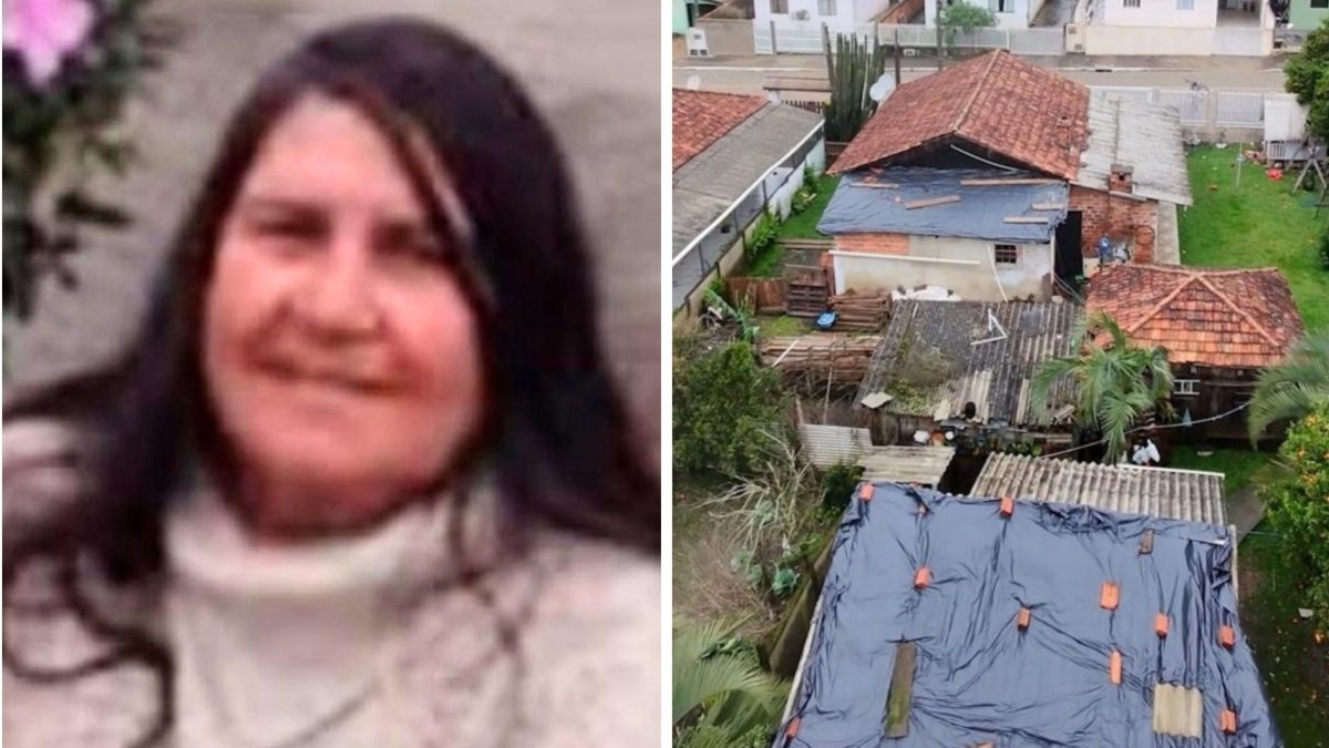 Temporal com granizo assusta moradores e mulher de 70 anos morre durante tempestade em SC