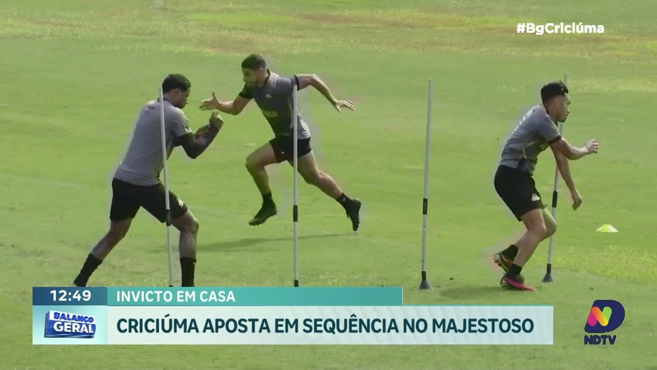 Criciúma aposta em jogos no majestoso para somar pontos na tabela