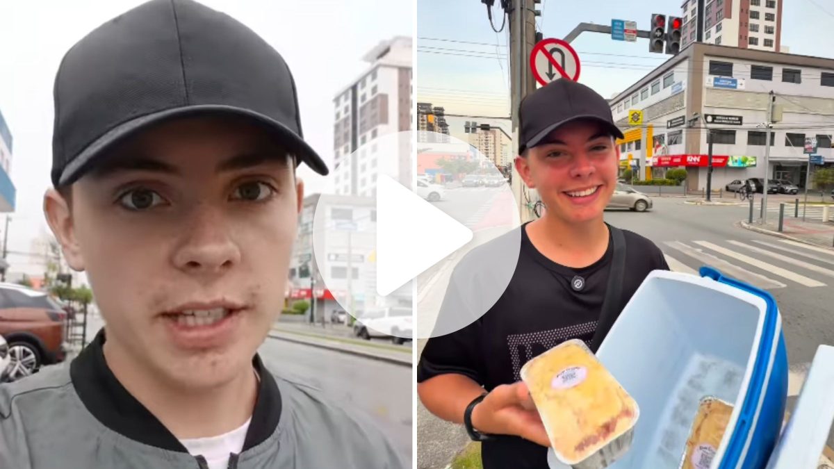 Jovem de 16 anos que juntava dinheiro para comprar kitnet encerra venda de cucas após intervenção do Conselho Tutelar na Grande Florianópolis