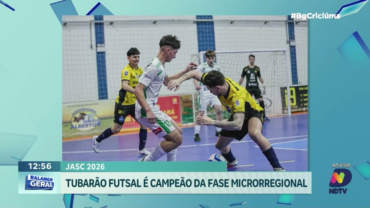 Tubarão futsal vence São Ludgero por 4 a 1 e garante vaga nos Jasc