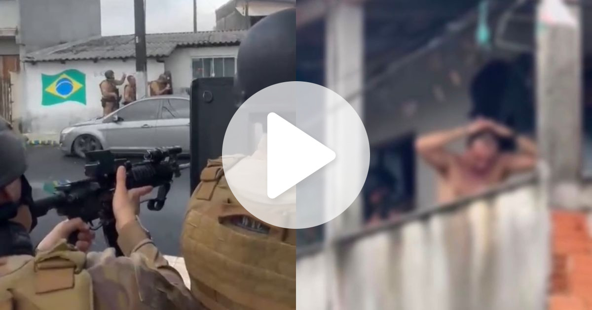 VÍDEO: Após chuva de 30 tiros contra o BOPE, homem se rende em negociação que levou duas horas em SC