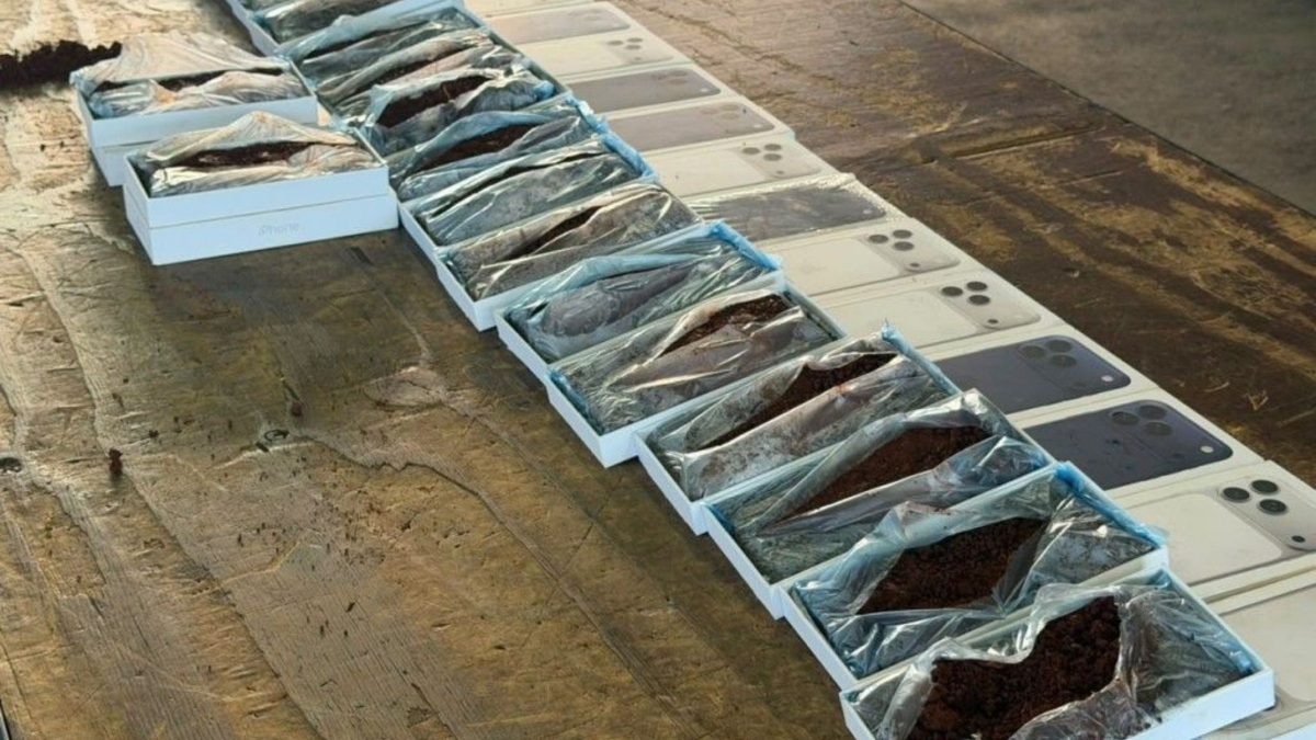 Receita Federal para van suspeita na Ponte da Amizade e apreendem 19 caixas de iPhones, mas ao abrirem as embalagens descobrem que o que verdadeiro conteúdo era
