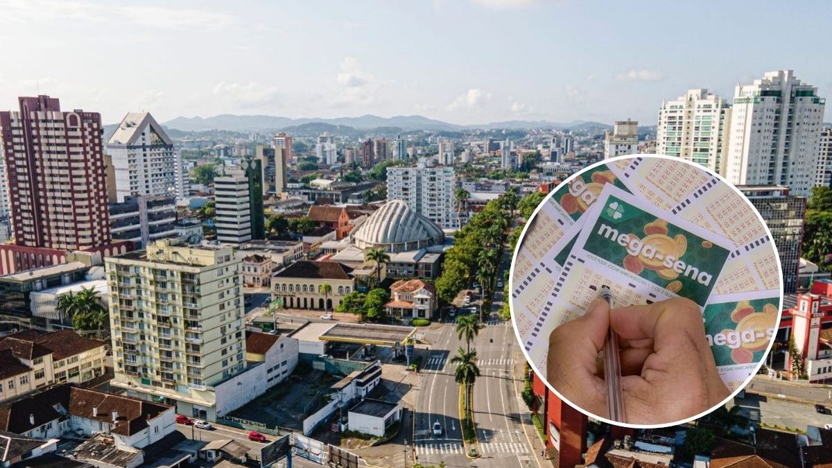Bolão na maior cidade catarinense leva fatia de prêmio na Mega-Sena de R$ 36,9 milhões e fica a um número do prêmio máximo