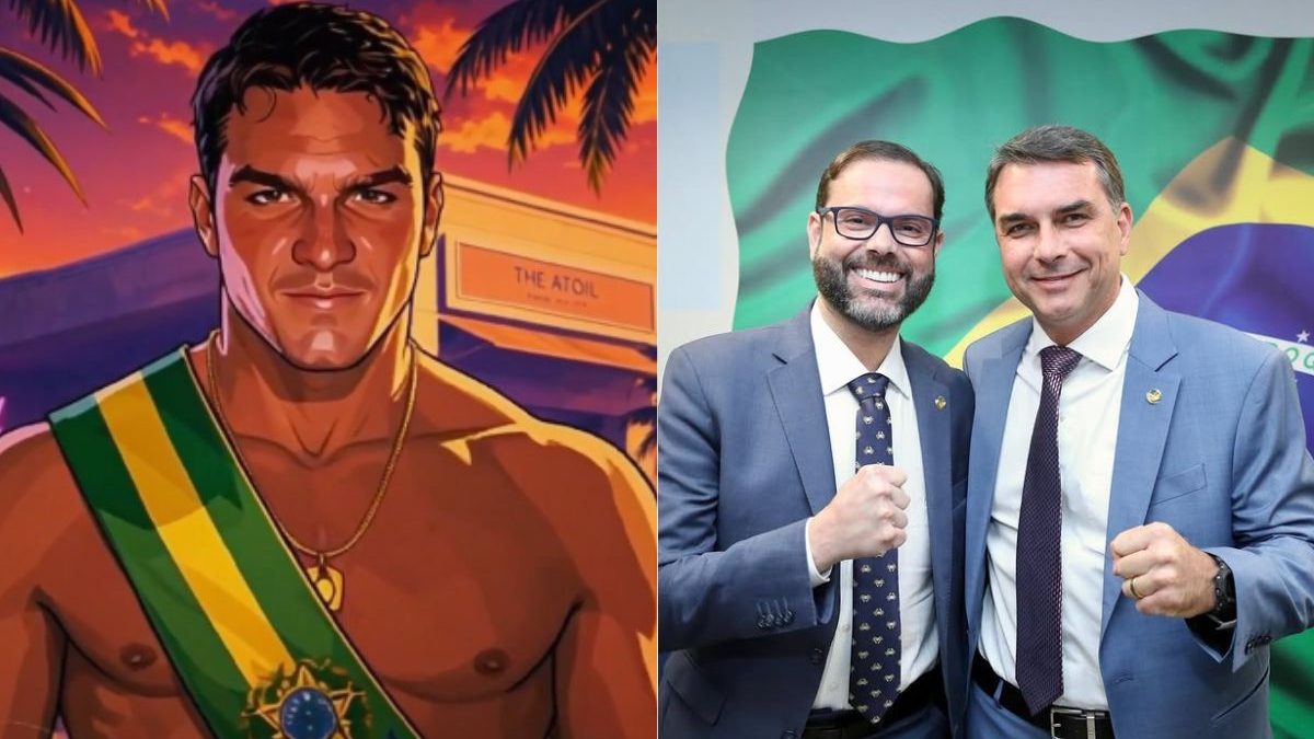 Flávio Bolsonaro posta vídeo de IA e Seif dispara: ‘gostosão’