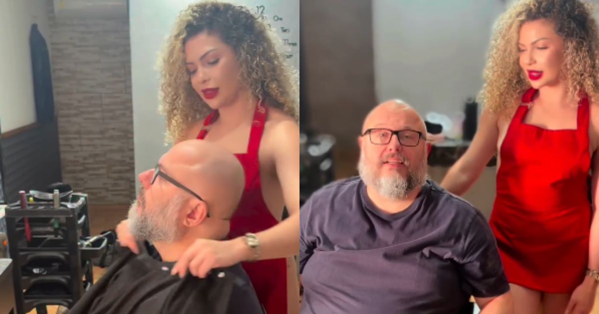 Homem careca viaja mais de 200 km para ser atendido em barbearia nudista de Florianópolis: ‘Valeu a pena’