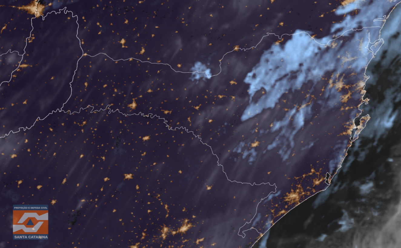 Monitoramento Meteorológico DC/SC 16/08 19:15 - Secretaria de Estado da Proteção e Defesa Civil de Santa Catarina