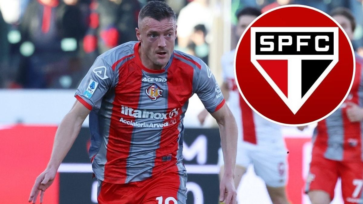 São Paulo avalia a contratação do centroavante inglês Jamie Vardy, ídolo do Leicester