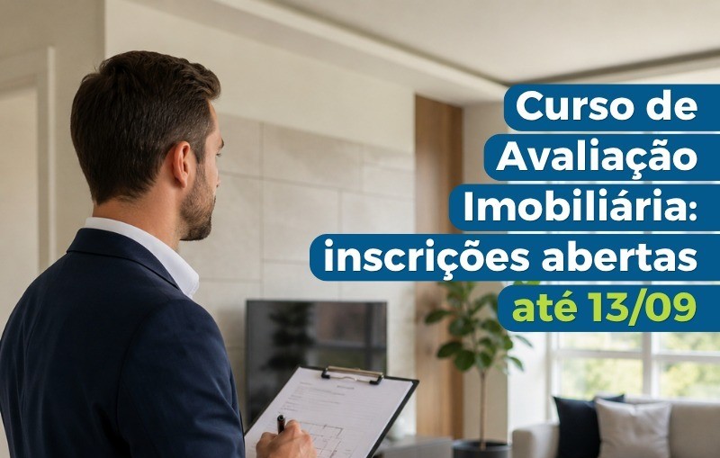 CRECI-SC abre 2 mil vagas para curso gratuito de Avaliação Imobiliária
