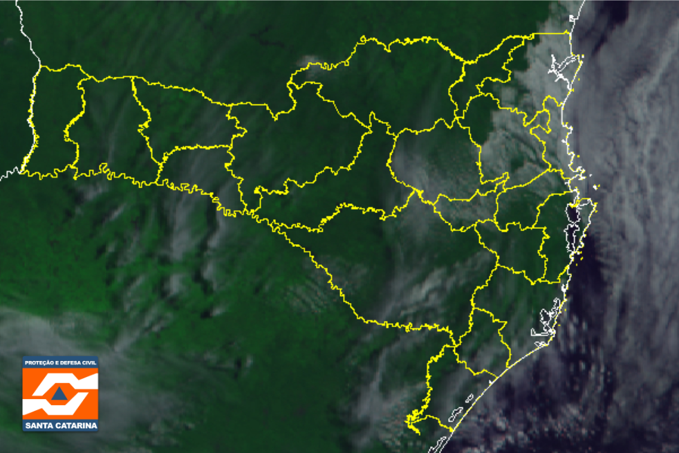 Monitoramento Meteorológico DC/SC 17/08 12:00 - Secretaria de Estado da Proteção e Defesa Civil de Santa Catarina