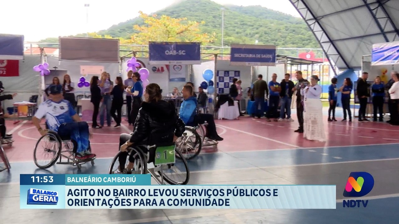 Agito no Bairro oferece serviços e orientações em Balneário Camboriú