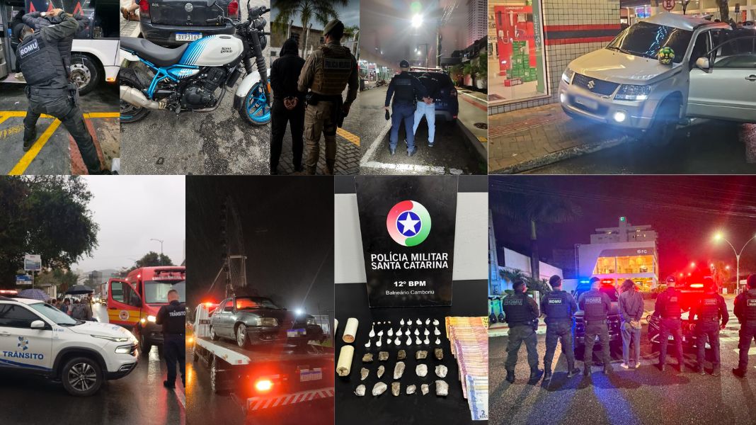 Giro da Segurança: agressor de youtuber preso, foragidos localizados e acidentes marcaram fim de semana em BC e região