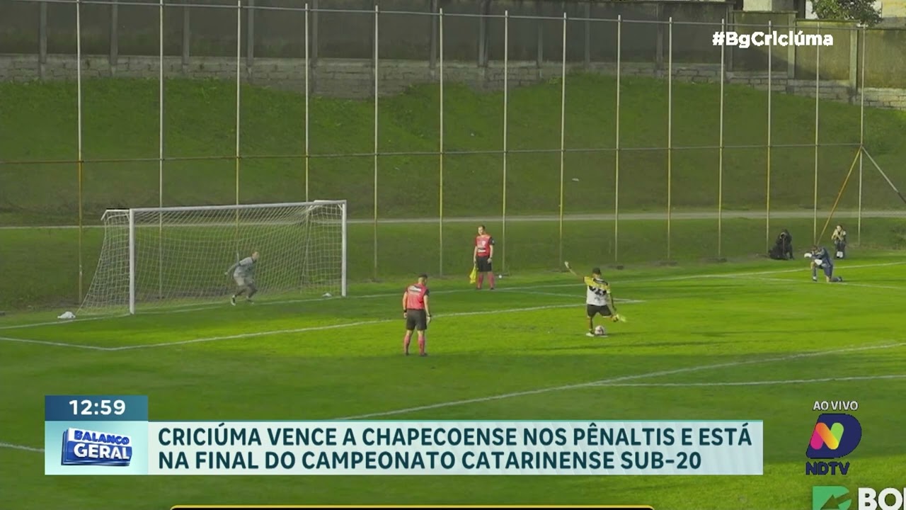 Criciúma Sub-20 chega à quarta final seguida do Catarinense