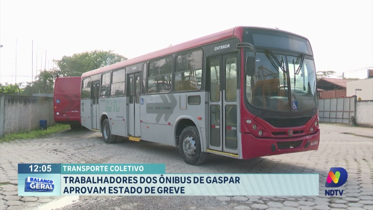 Transporte coletivo: trabalhadores dos ônibus de Gaspar aprovam estado de greve