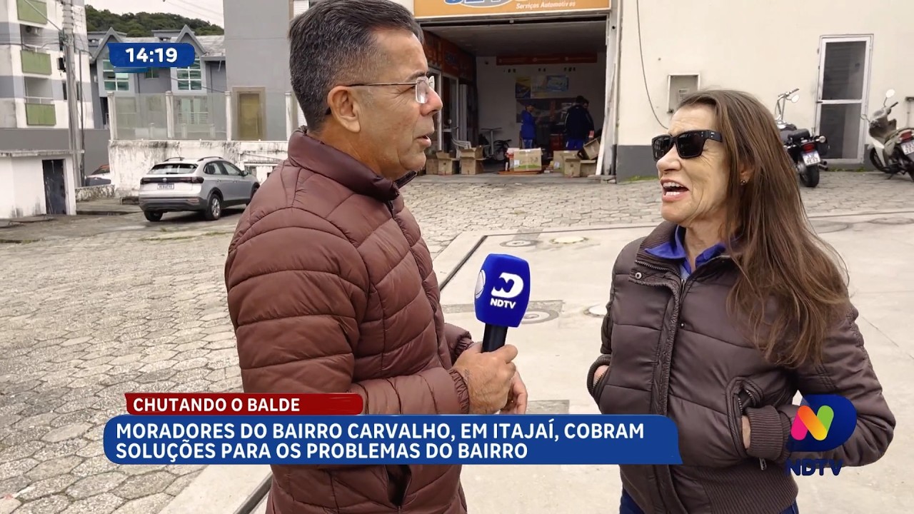 Itajaí: Moradores do Bairro Carvalho aborda corrupção, sinalização e obras contra alagamentos