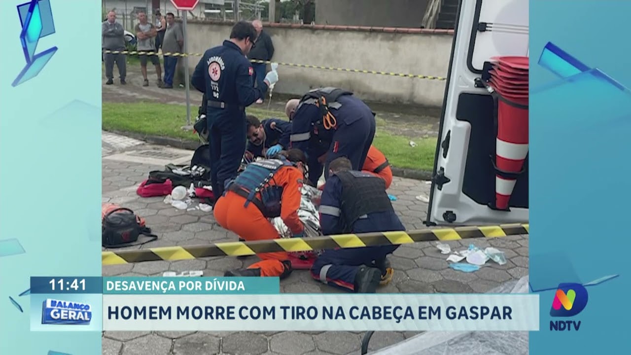 Desavença por dívida: homem morre com tiro na cabeça em Gaspar