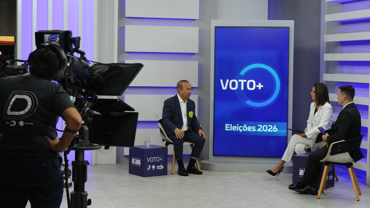 Saúde, segurança e infraestrutura: Jorginho Mello apresenta propostas durante sabatina do Grupo ND