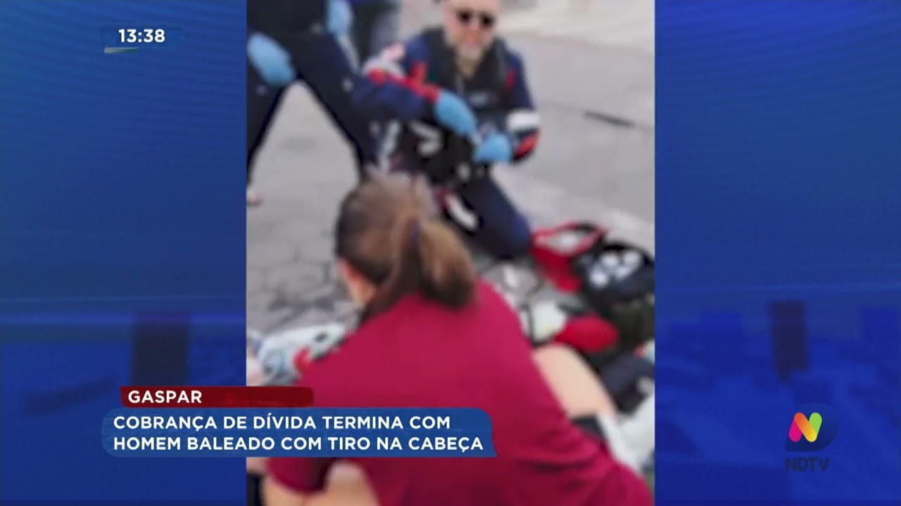 Gaspar: cobrança de dívida termina com homem baleado com tiro na cabeça